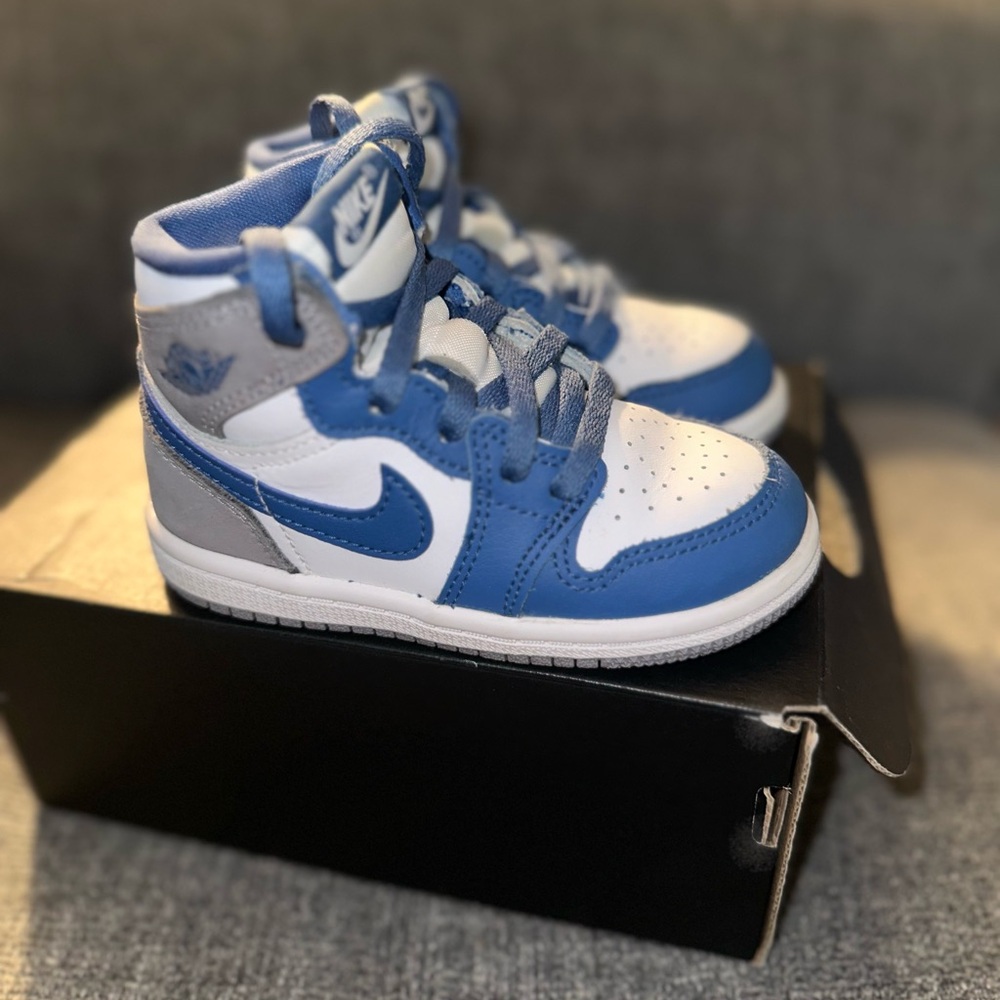 Jordan 1 Retro High OG True Blue (TD) Toddler 7C